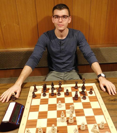 Florian Huber spielte unentschieden.